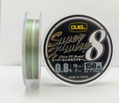 Плетёный шнур Duel  PE Super X-Wire 5Color, 150м, 200м